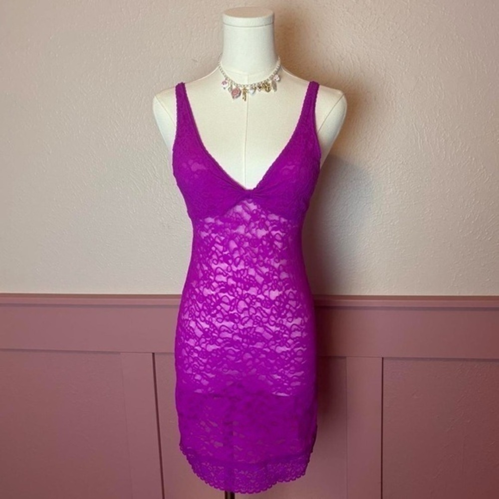babydoll fairy coquette lace mini slip dress